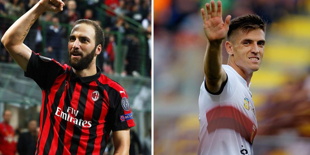 Milan: Higuain Out, Piatek In?